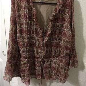 Vintage floral blouse